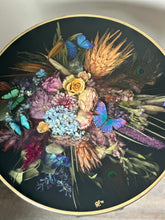 Load image into Gallery viewer, "Midnight Eternal” Floral Luna Moth Table