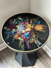 Load image into Gallery viewer, "Midnight Eternal” Floral Luna Moth Table