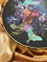 Load image into Gallery viewer, “Midnight Eternal” Floral Luna Moth Table
