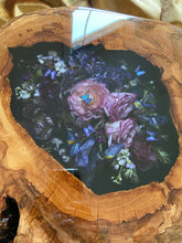 Load image into Gallery viewer, &quot;Enchantress” Floral Morpho Butterfly Table
