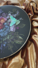 Load and play video in Gallery viewer, &quot;Midnight Eternal” Floral Luna Moth Table
