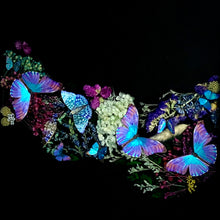 Load image into Gallery viewer, “Midsummer Night&#39;s Dream” Floral Butterfly Art Print
