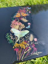 Load image into Gallery viewer, “Ophelia” Floral Butterfly Wall Art
